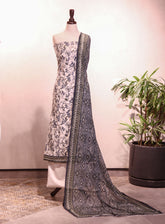 Bin Saeed Digital Printed Cotton 3 Piece Unstitched Suit BS25DPC D-061